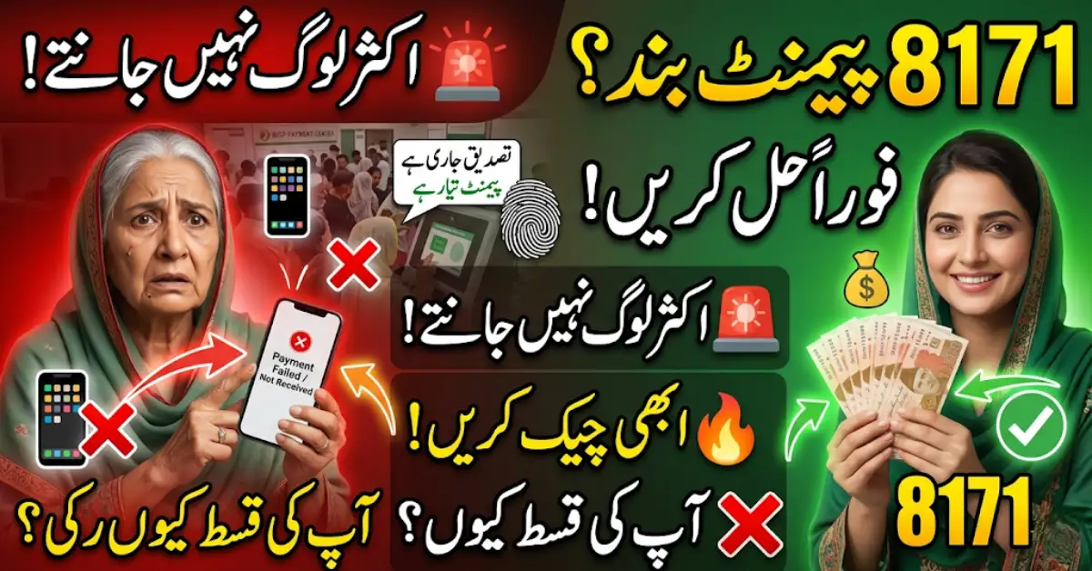 Why Your 8171 BISP Payment Stopped in 2026 & How to Recover It